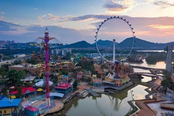 康輝旅游網(wǎng)<食足2餐>順德“新十景”之一順峰山公園， 華僑城歡樂海岸 PLUS1天游