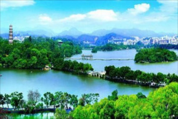 康辉旅游网自营【周末不加收】住盈富兴5星酒店 西湖·植物园·水东街 古石龙农场 2天