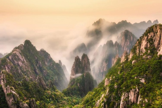 康辉旅游网广州出发南昌 望仙谷、三清山、庐山三叠泉、婺源篁岭古村、东林大佛高铁五天